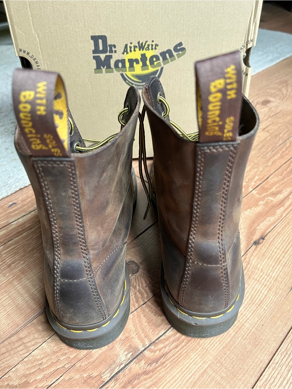 Dr Martens 1460 Ziggy in Crazy Horse leather. men size 9US 8UK 42EU - Picture 2 of 11